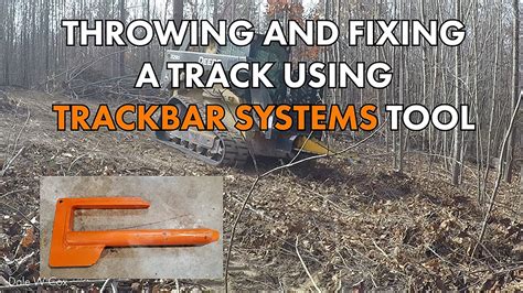 how to get tracks back on skid steer|skid steer track removal tool.